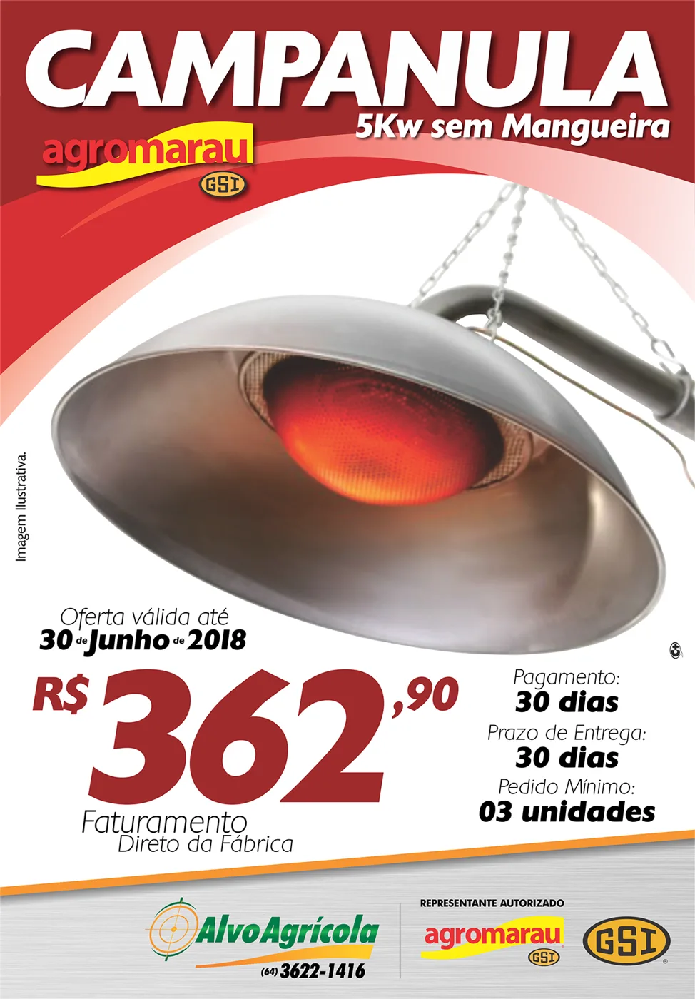 Promoção campanula