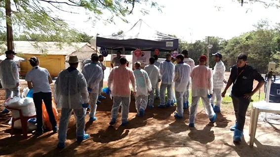 Dia de campo manejo de inverno - avicultura - jatai-go