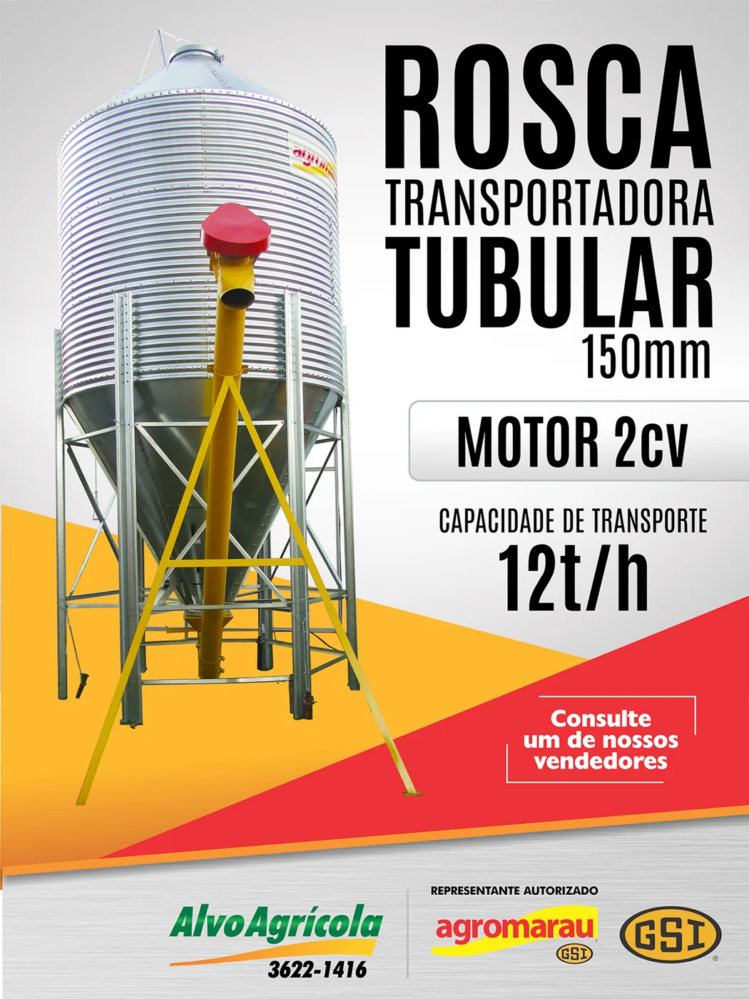 ROSCA TRANSPORTADORA MODULAR 150mm